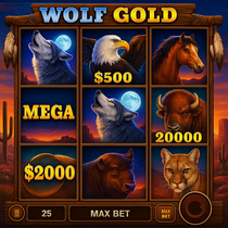 LuckyStart - Wolf Gold Slot Game by Pragmatic Play